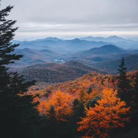 Blue Ridge Mountains in Fall