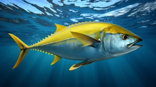 Yellow Tuna Swimming Underwater: A Study in Precisionism and Heistcore