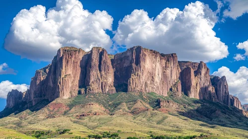 Mountainous Landscape with Cloudscape