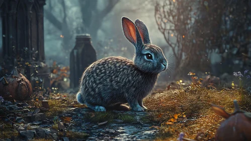 Rabbit in the Woods