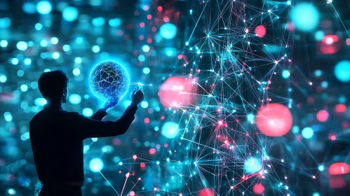 Future Tech Data Connection Visualization