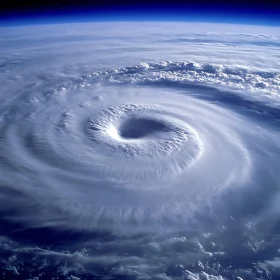 Stormy Skies: A Hurricane's Majesty