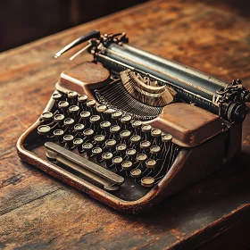 Antique Typewriter Still Life