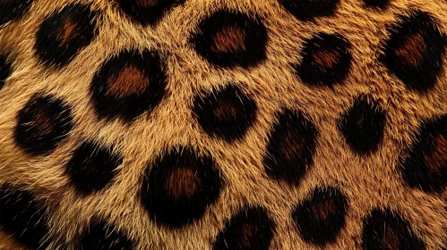 Detailed Leopard Fur Texture