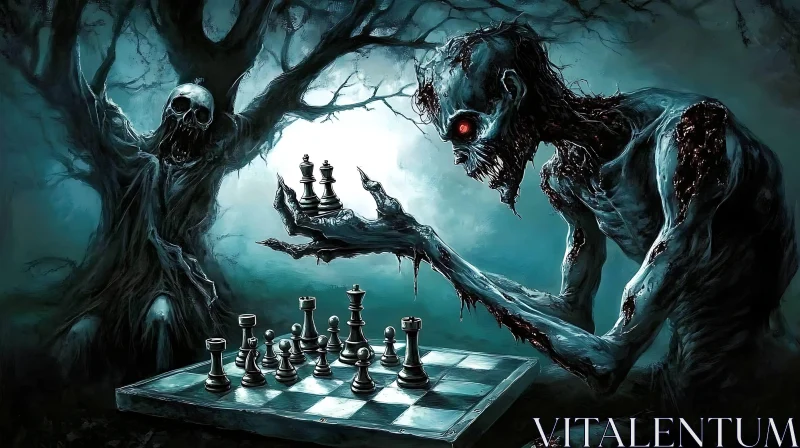 AI ART Chess of the Dead