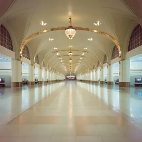 Stylish and Symmetrical Hall Interior