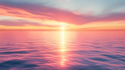 Tranquil Ocean Sunset