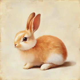 Charming Bunny Artwork - Animal Illustration