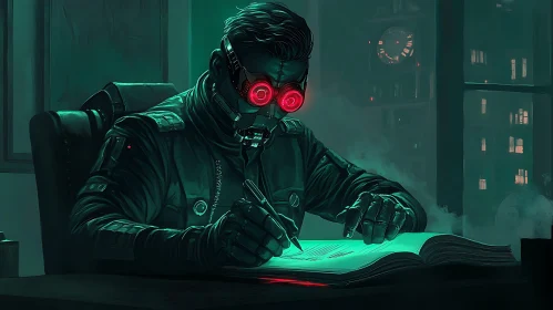 Futuristic Scribe: A Cyborg's Tale
