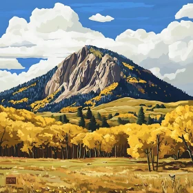 Mountain Autumn Landscape