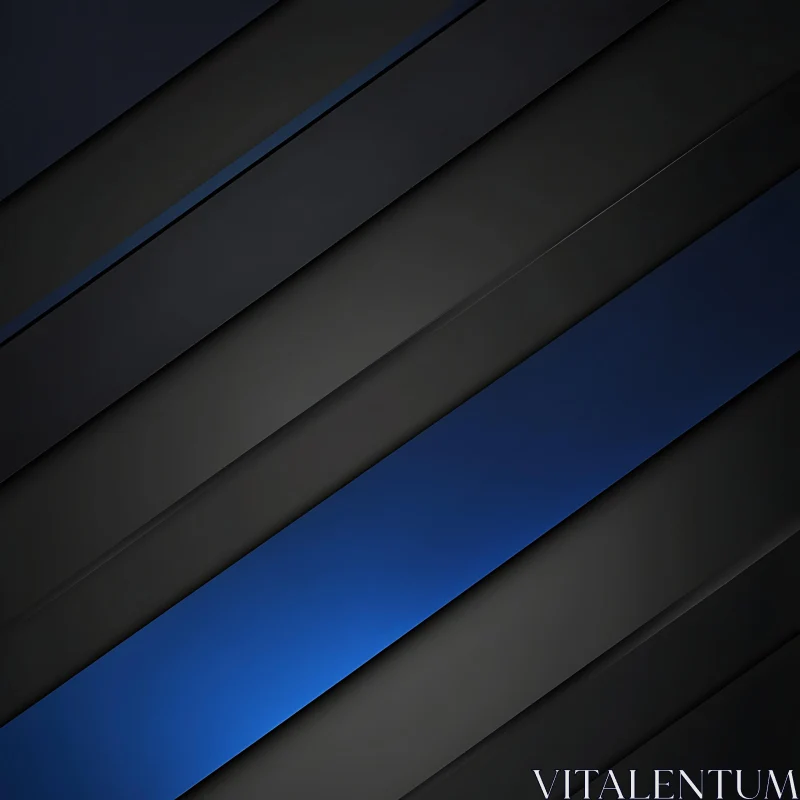 Abstract Linear Design with Bold Blue Accent AI Image