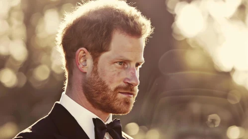 Outdoor Portrait of Prince Harry