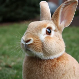 Close-up of a Cute Rabbit