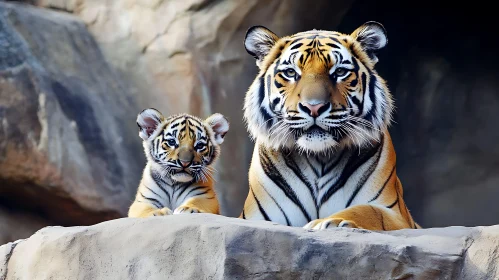 Tiger Family Portrait