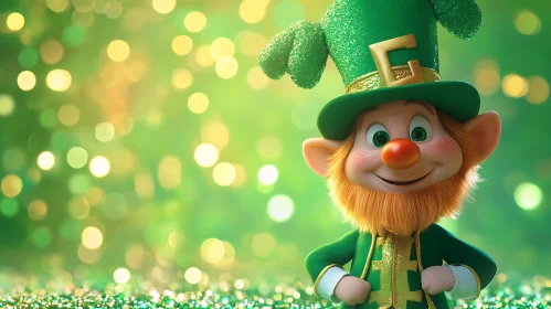 Leprechaun's Lucky Smile on St. Patrick's Day