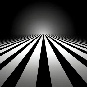 Geometric Black and White Pattern