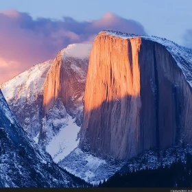 Mountain Peaks Sunset
