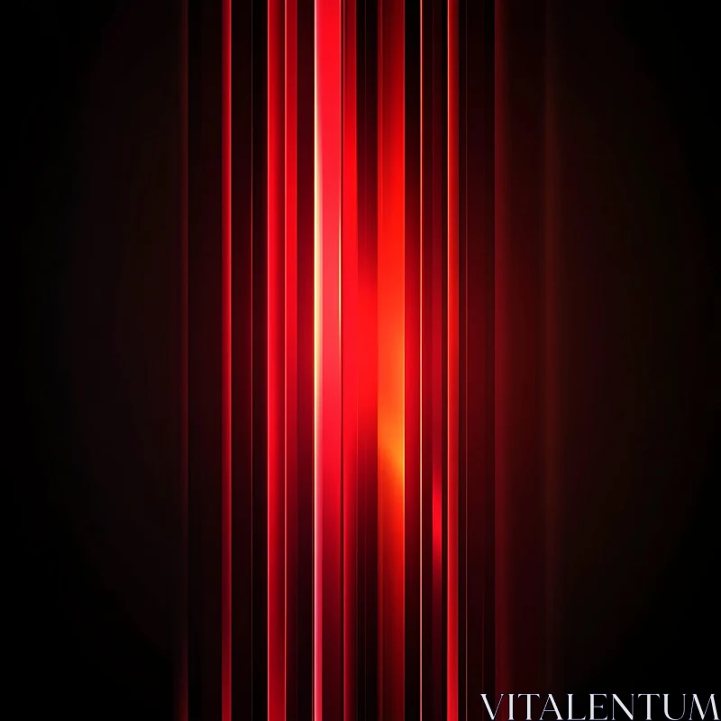 Abstract Red Lines on Dark Backdrop