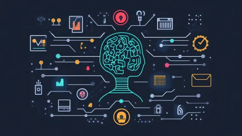 Artificial Intelligence Network Art