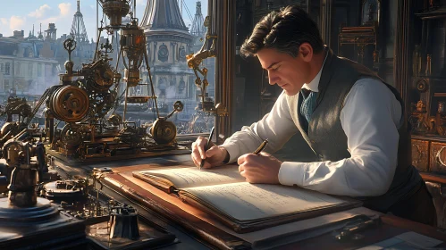 Inventor's Study - Steampunk Era