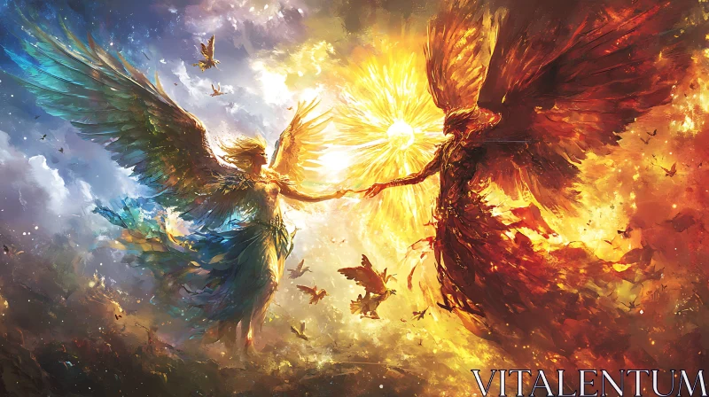 Angels in Harmony: A Tale of Two Worlds