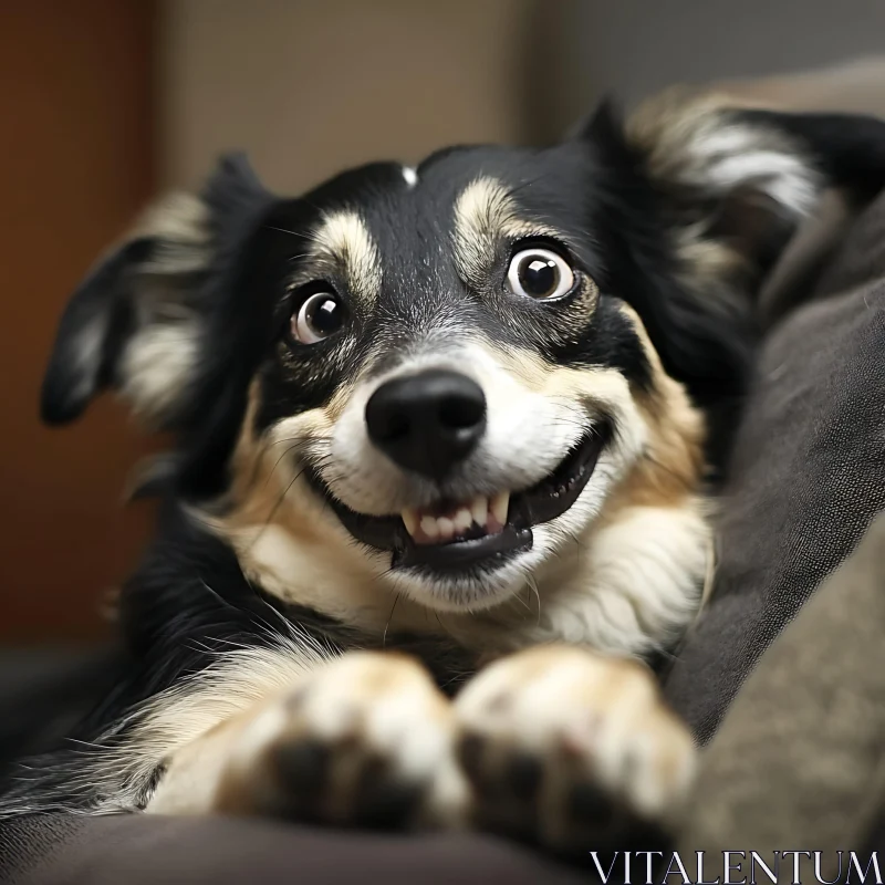 Charming Puppy Portrait