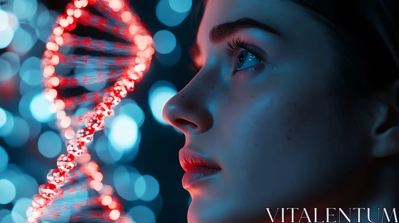 Genetic Vision: A Portrait with DNA