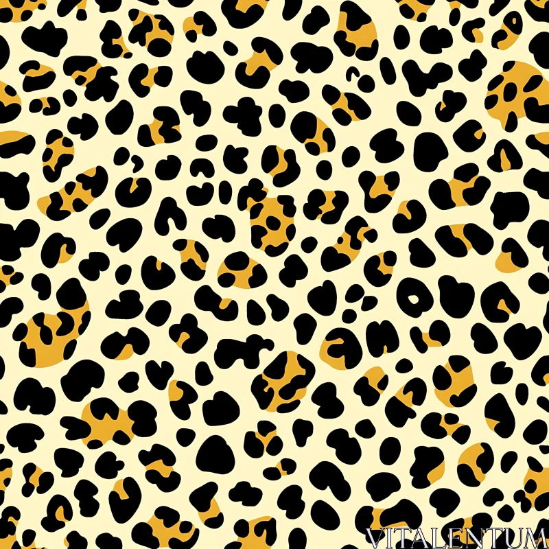 AI ART Classic Animal Print Background