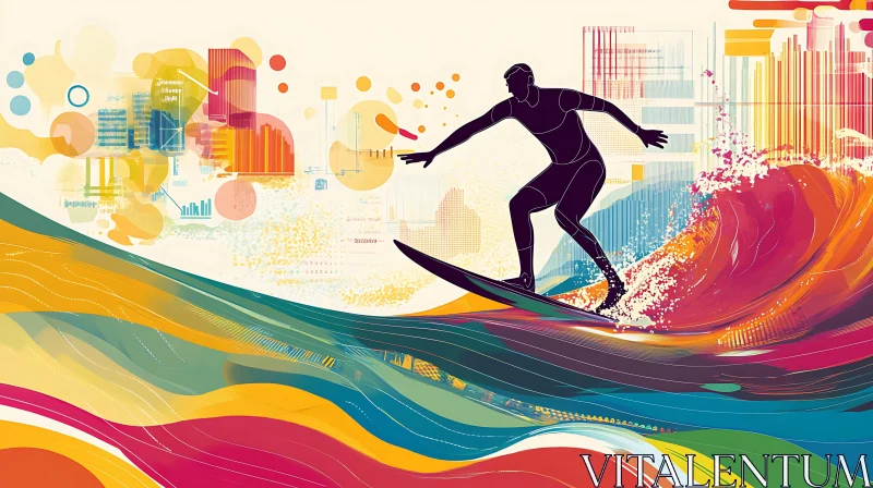 Colorful Wave Rider