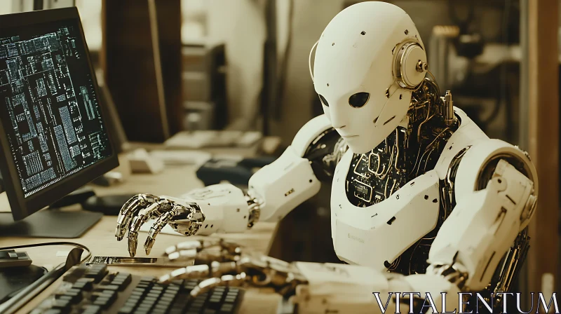 Cyborg Programmer at Work