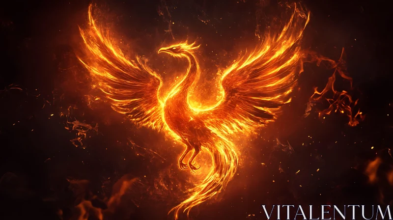 Phoenix Ablaze: A Symbol of Rebirth