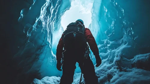 Exploring the Ice Cave