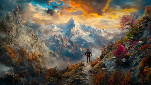Autumnal Mountain Vista