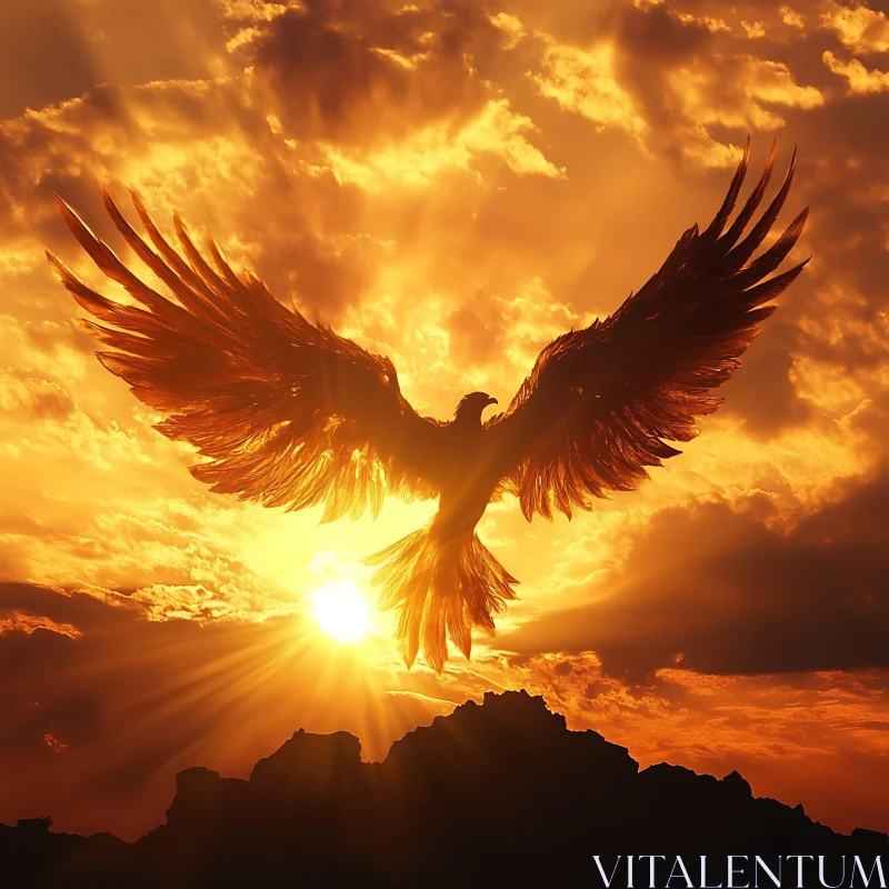 Sunset Phoenix: Wings of Fire