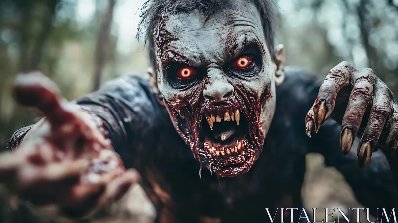 Creepy Zombie Reaching Out