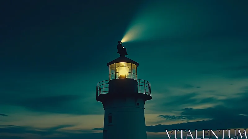 Guiding Light at Night