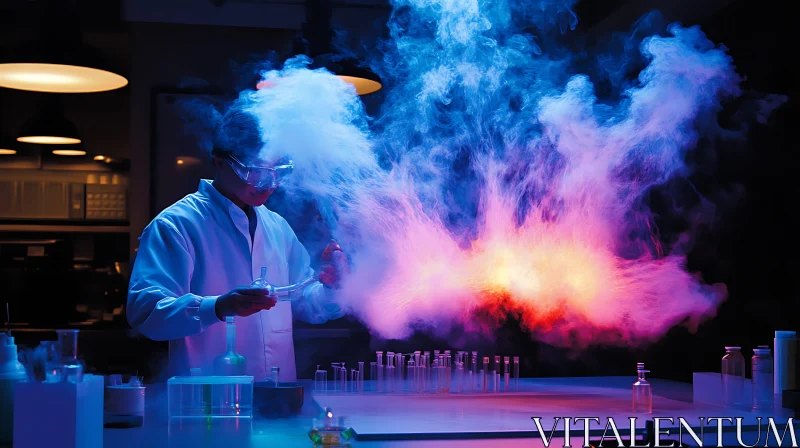 Laboratory Experiment with Smoke and Scientist