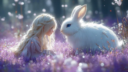 Encounter in the Lavender Meadow