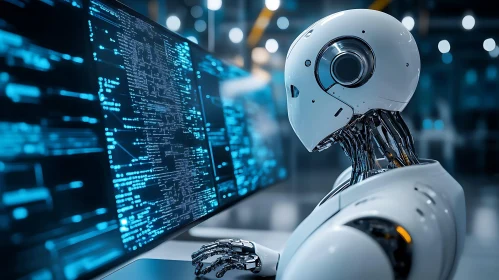 Artificial Intelligence Robot at Work