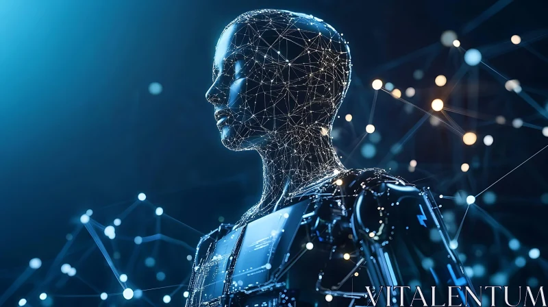 Advanced AI Humanoid Technology AI Image