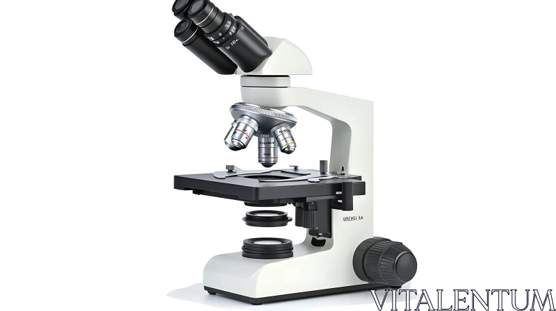 Laboratory Microscope for Scientific Analysis AI Image
