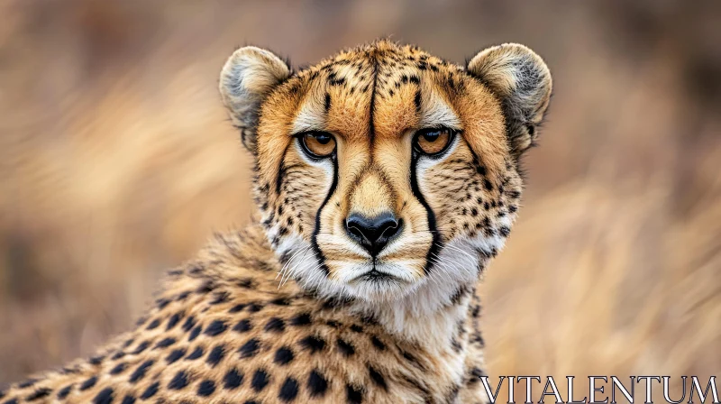 Cheetah Close-Up: A Wild Beauty AI Image