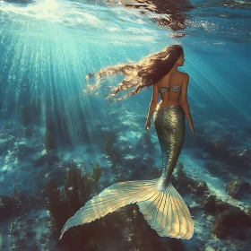 Underwater Mermaid Fantasy Art