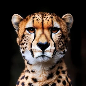 Close-Up of a Cheetah's Face