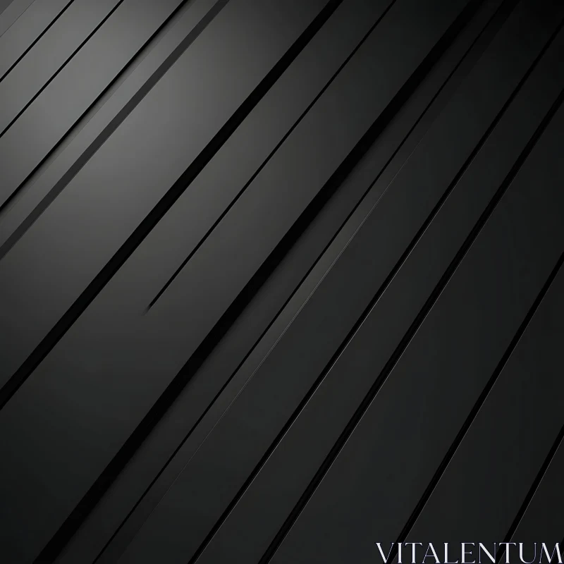 Black Geometric Lines Abstract Design AI Image