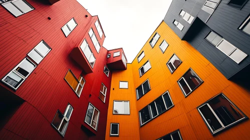 Vibrant Building Facades and Unique Urban Design