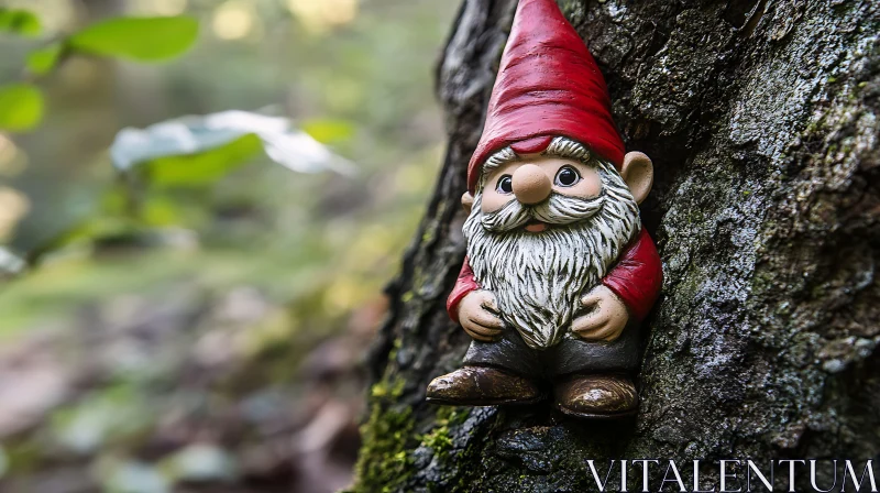 Forest Gnome Figurine AI Image