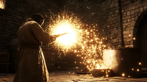 Mystical Ignition in Ancient Hall