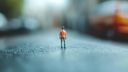 Tiny Man on a Big Road