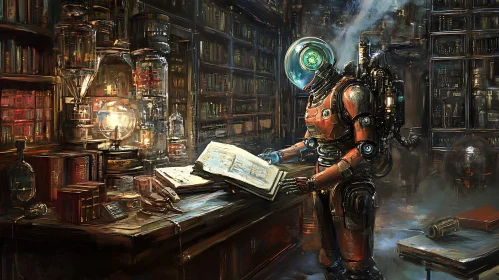 Robot in Library